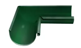 Угол желоба внутренний 90° Grand Line 125 мм RAL 6005 Зеленый мох. Цена: 1233 руб. Артикул: GrandLine-VOD-009