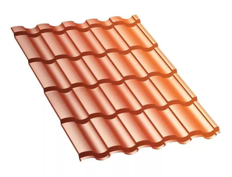 Металлочерепица Монтекристо-X AGNETA 0.5 мм Copper медь купить в краснодаре