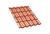 Металлочерепица Монтекристо-S CLOUDY 0.5 мм Anticato Терракотовый – Купить оптом и в розницу