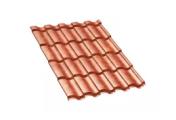 Металлочерепица Монтекристо-M CLOUDY 0.5 мм Anticato Терракотовый – Купить оптом и в розницу