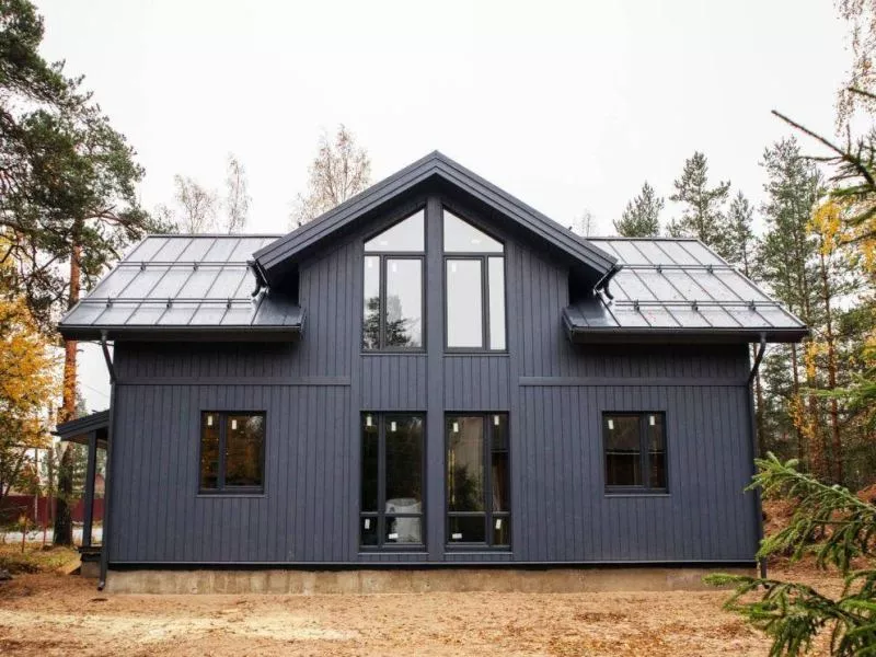 Кликфальц Pro Gofr Grand Line Rooftop Matte Стальной Бархат 0.5 мм RAL 7016 Антрацитово-серый купить в краснодаре