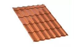 Металлочерепица Ламонтерра AGNETA 0.5 мм Copper медь. Цена: 815 руб. Артикул: mon4