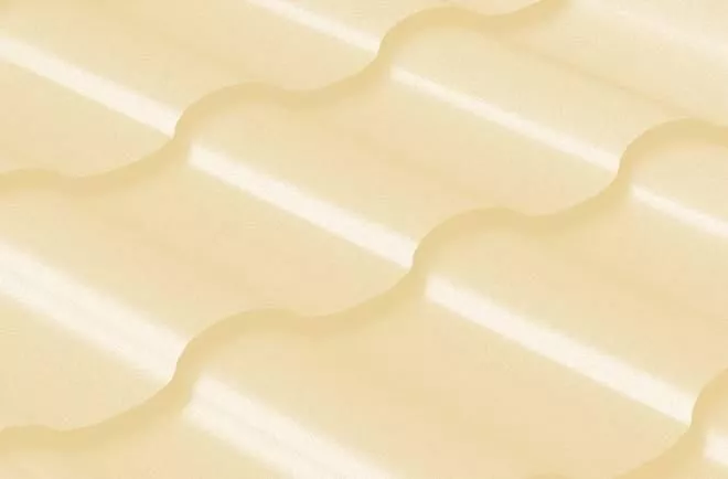 Металлочерепица Grand Line Кредо (Kredo) 0.45 Полиэстер RAL 1014 cлоновая кость купить в краснодаре