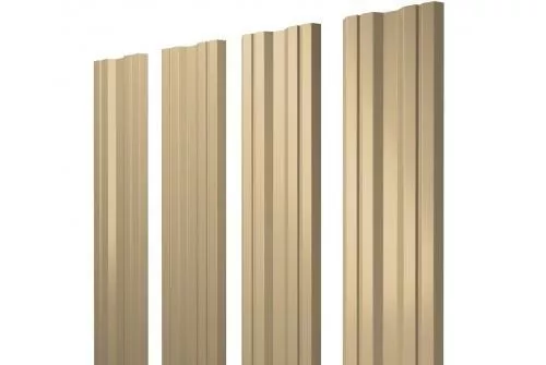 Штакетник Grand Line Twin 0,45 PE RAL 1014 Слоновая кость купить в краснодаре