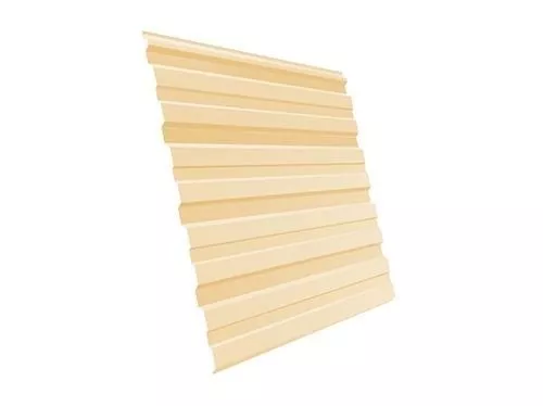 Профнастил Grand Line С10 A Полиэстер 0,7 мм RAL 1014 Слоновая кость купить в краснодаре