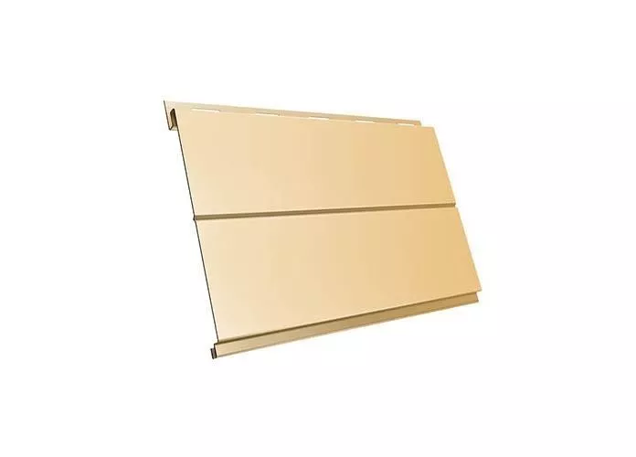 Металлический сайдинг Grand Line Вертикаль Line Drap 0,45 мм RAL 1014 Cлоновая кость купить в краснодаре