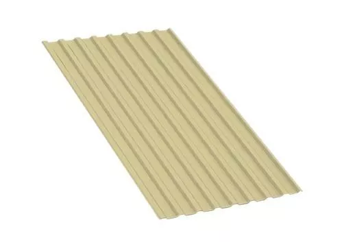 Профнастил МП20 B Полиэстер 0,4 мм RAL 1014 Слоновая кость купить в краснодаре