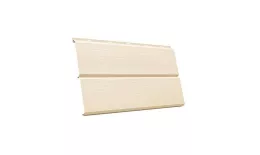 Металлический сайдинг Grand Line ЭкоБрус 3D Drap 0,45 мм RAL 1014 Cлоновая кость. Артикул: GrandLine-MS1277