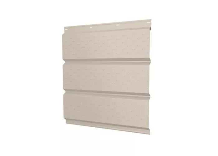 Софит металл GL с перфорацией РЕ 0,4 мм RAL 1014 слоновая кость купить в краснодаре