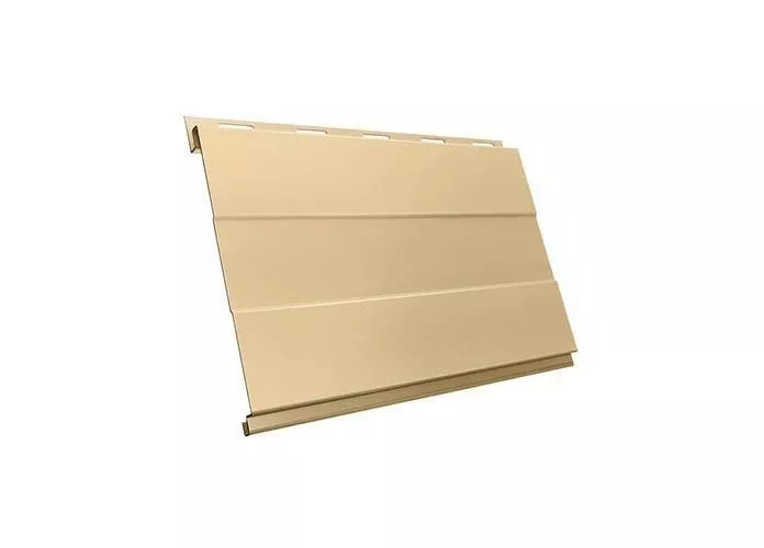 Металлический сайдинг Grand Line Вертикаль Проф Drap 0,45 мм RAL 1014 Cлоновая кость купить в краснодаре