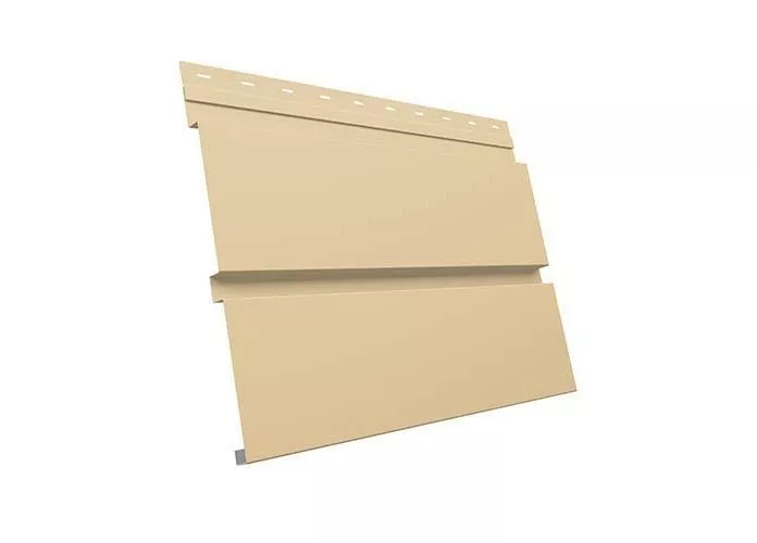 Металлический сайдинг Grand Line Квадро Брус Drap 0,45 мм RAL 1014 Cлоновая кость купить в краснодаре