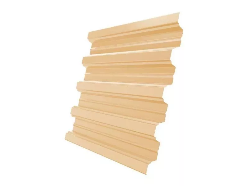 Профнастил Grand Line H75 R Полиэстер 0,7 мм RAL 1014 Слоновая кость купить в краснодаре