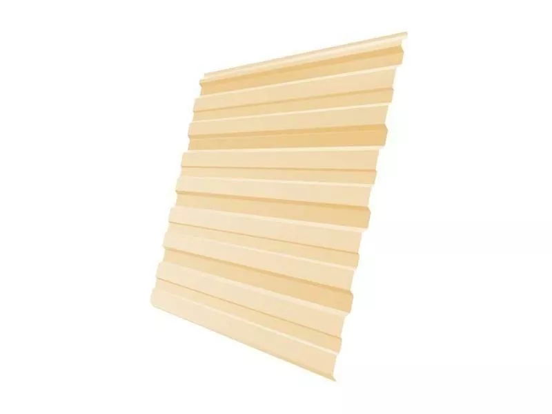 Профнастил Grand Line С10 R Drap 0,45 мм RAL 1014 Слоновая кость купить в краснодаре