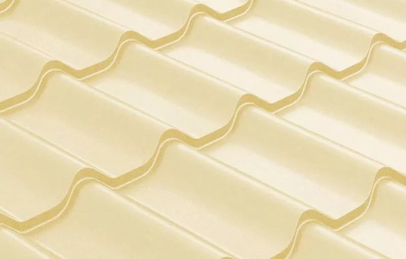 Металлочерепица GL Классик (Classic) 0.5 Satin RAL 1015 светлая слоновая кость купить в краснодаре