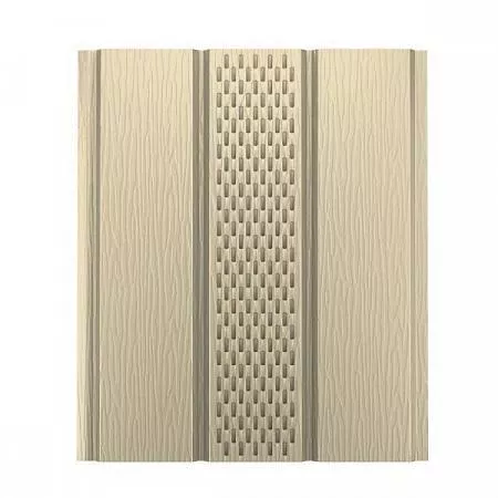 СОФИТ aquAsystem с центральной перфорацией сталь PE 0.45 Zn 275 (2400х303) RAL 1015 Светлая купить в краснодаре