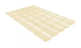 Металлочерепица Grand Line Кредо (Kredo) 0.5 Satin RAL 1015 светлая слоновая кость. Цена: 667 руб. Артикул: GrandLineM20