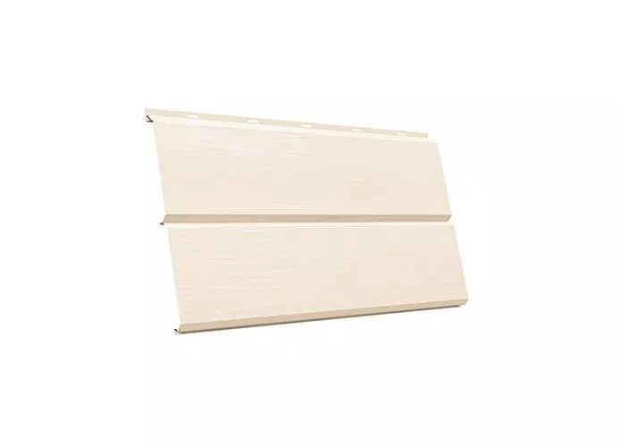 Металлический сайдинг Grand Line ЭкоБрус 3D Satin 0,5 мм RAL 1015 Cветлая слоновая кость купить в краснодаре