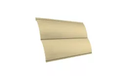Металлический сайдинг Grand Line Блок-хаус Новый Satin 0,5 мм RAL 1015 Cветлая слоновая кость. Артикул: GrandLine-MS1388