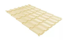 Металлочерепица GL Классик (Classic) 0.5 Satin RAL 1015 светлая слоновая кость. Цена: 648 руб. Артикул: GrandLineM11