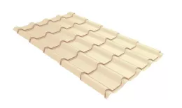 Металлочерепица GL Камея (Kamea) 0,5 Satin RAL 1015 светлая слоновая кость. Цена: 674 руб. Артикул: GrandLineM39