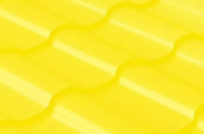 Металлочерепица Grand Line Кредо (Kredo) 0.45 Полиэстер RAL 1018 цинково-желтый купить в краснодаре