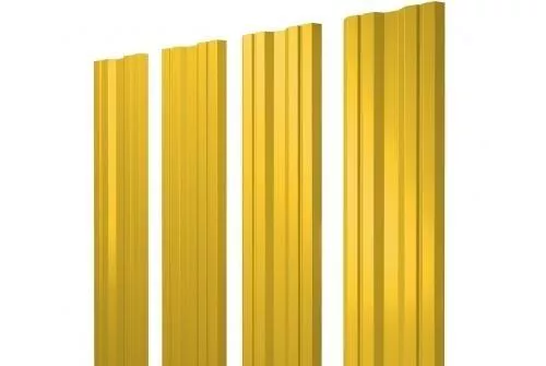 Штакетник Grand Line Twin 0,45 PE RAL 1018 Цинково-желтый купить в краснодаре