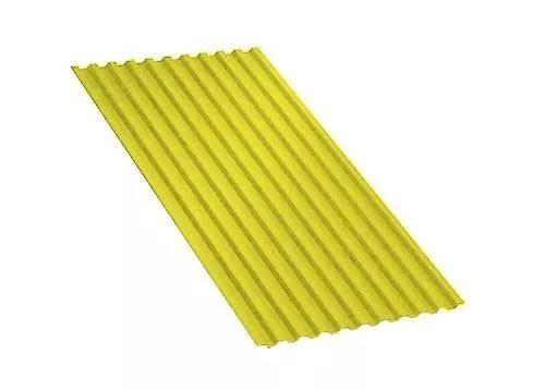 Профлист С21 A NormanMP 0,5 мм RAL 1018 Цинково-желтый купить в краснодаре