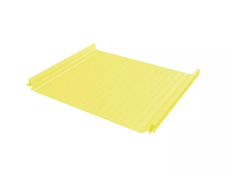 Кликфальц Pro Gofr Grand Line Полиэстер 0.45 мм RAL 1018 Цинково-желтый купить в краснодаре