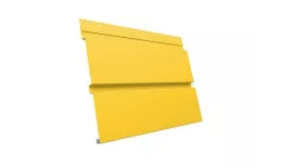 Металлический сайдинг Grand Line Квадро Брус PE 0,45 мм RAL 1018 Цинково-желтый. Цена: 839 руб. Артикул: GrandLine-MS953