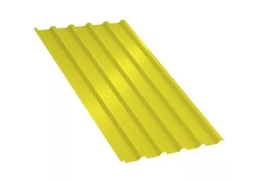 Профнастил МП35 B NormanMP 0,5 мм RAL 1018 Цинково-желтый купить в краснодаре