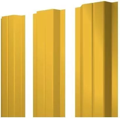 Штакетник Grand Line П -образный А 0,45 PE RAL 1018 Цинково-желтый купить в краснодаре