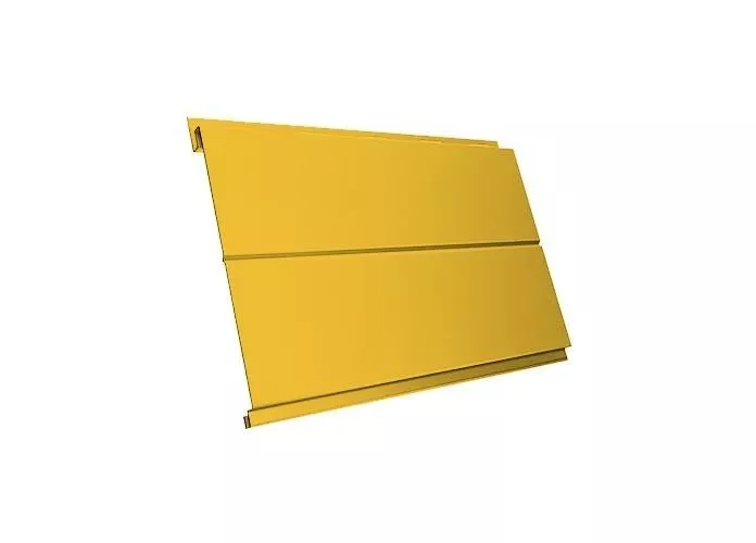 Металлический сайдинг Grand Line Вертикаль Line PE 0,45 мм RAL 1018 Цинково-желтый купить в краснодаре