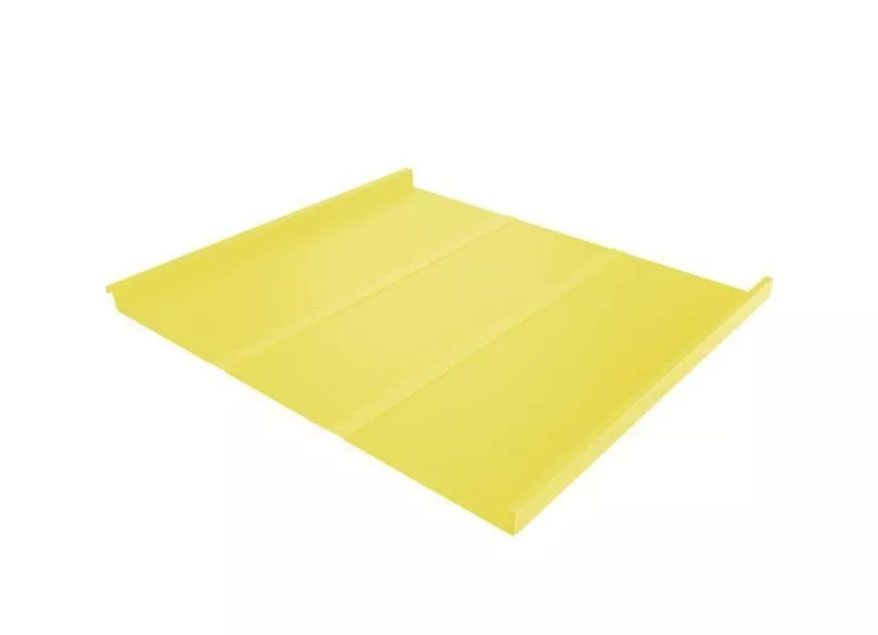 Двойной стоячий фальц Line Grand Line Полиэстер 0.45 мм RAL 1018 Цинково-желтый купить в краснодаре