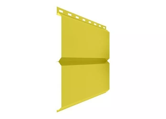 Металлический сайдинг Металл Профиль Lбрус NormanMP 0,5 мм RAL 1018 Цинково-желтый купить в краснодаре