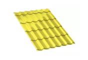 Металлочерепица Ламонтерра Полиэстер 0.45 мм RAL 1018 Цинково-желтый – Купить оптом и в розницу