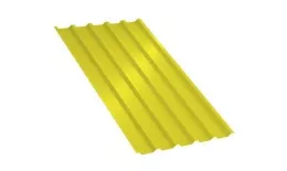Профнастил МП35 A NormanMP 0,5 мм RAL 1018 Цинково-желтый. Артикул: MP35ANMP-1018
