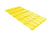 Металлочерепица Grand Line Квинта плюс 3D (Kvinta Plus 3D) 0,45 Полиэстер RAL 1018 цинково-желтый – Купить оптом и в розницу