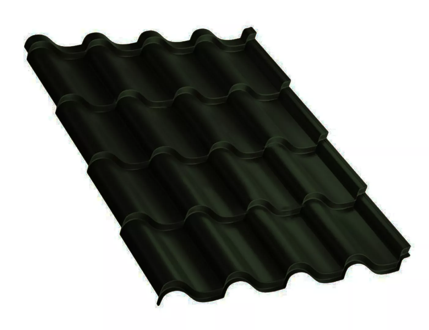 Металлочерепица Монтерроса-X PURETAN 0.5 мм RR 11 Элегантный зеленый купить в краснодаре