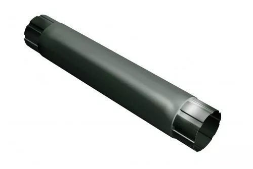 Труба круглая соединительная Grand Line 125/90 мм 1м RR 11 Темно зеленый купить в краснодаре