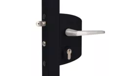 Замок LAKQ 4040 U2L корпус металлический, с ручками из алюминия, черный RAL 9005 GL. Цена: 18373 руб. Артикул: 27014