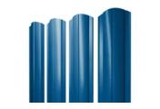 Штакетник Круглый фигурный 0,5 PE RAL 5005 сигнальный синий – Купить оптом и в розницу