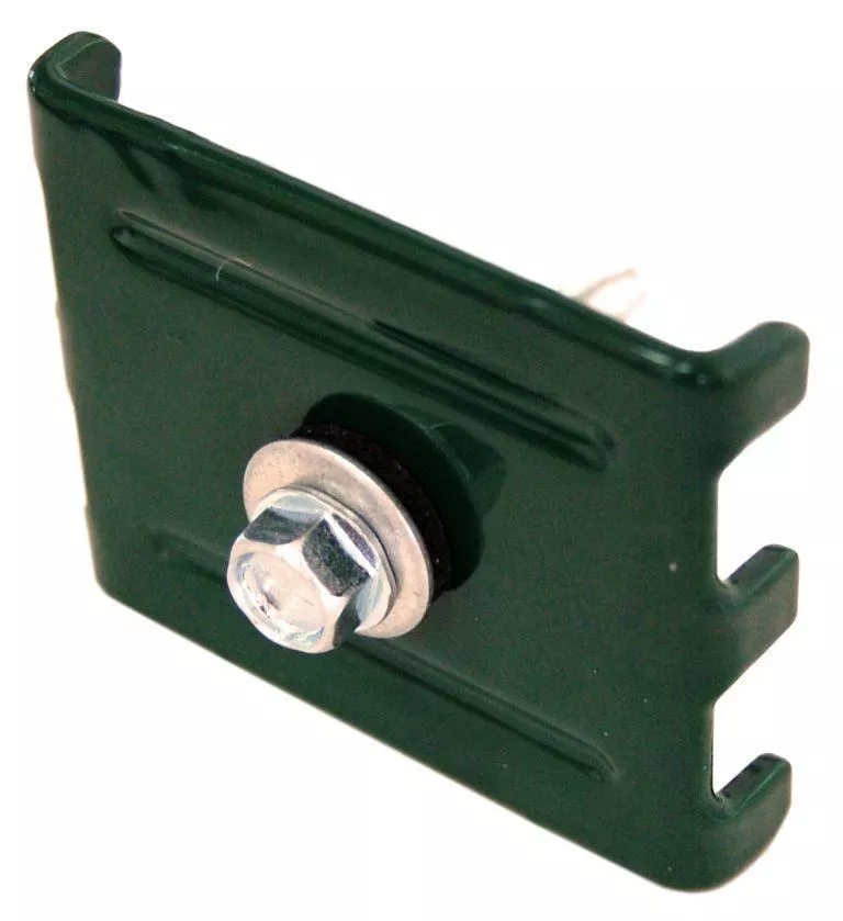 Крепление Скоба и саморез 5,5х32 RAL 6005 GL купить в краснодаре