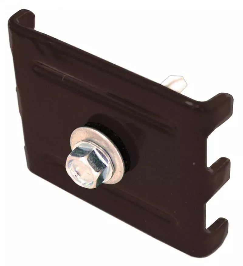 Крепление Скоба и саморез 5,5х32 RAL 8017 GL купить в краснодаре