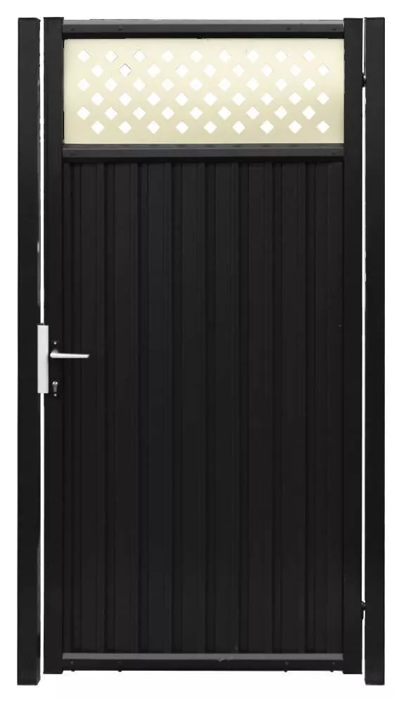 Калитка Estet Plus 2,0х1 RAL 7024/1013 GL купить в краснодаре