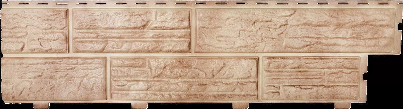 Формованный сайдинг Альта-Профиль Сланцевая порода. Бежевый купить в краснодаре