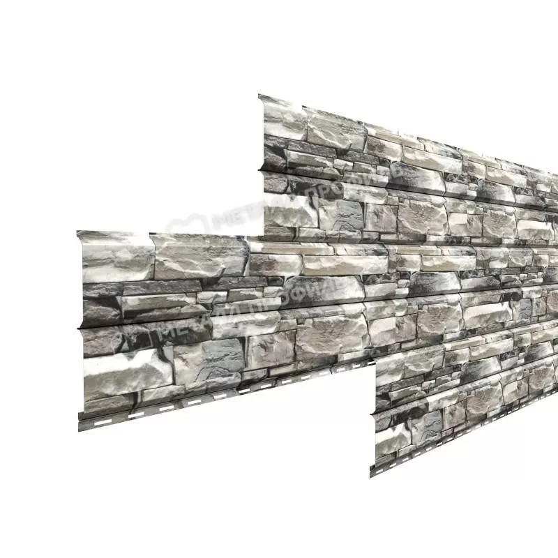 Сайдинг МЕТАЛЛ ПРОФИЛЬ Lбрус-XL-В-14х335 (ECOSTEEL-01-Белый Камень ПР-0.5) купить в краснодаре