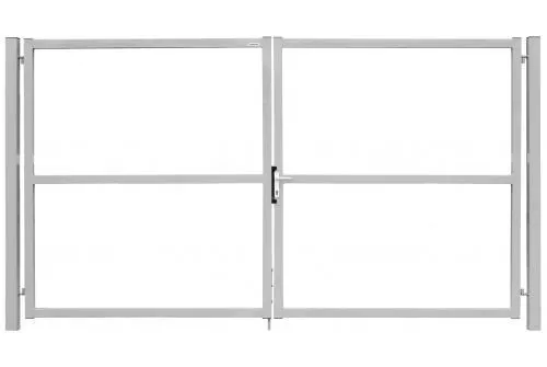 Ворота Colority Zinc Lock 2,0х3,5 RAL 7040 GL купить в краснодаре