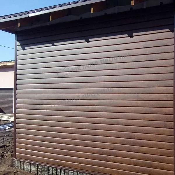 Сайдинг МЕТАЛЛ ПРОФИЛЬ Lбрус-XL-14х335 (ECOSTEEL_MA-01-МореныйДуб-0.5) купить в краснодаре