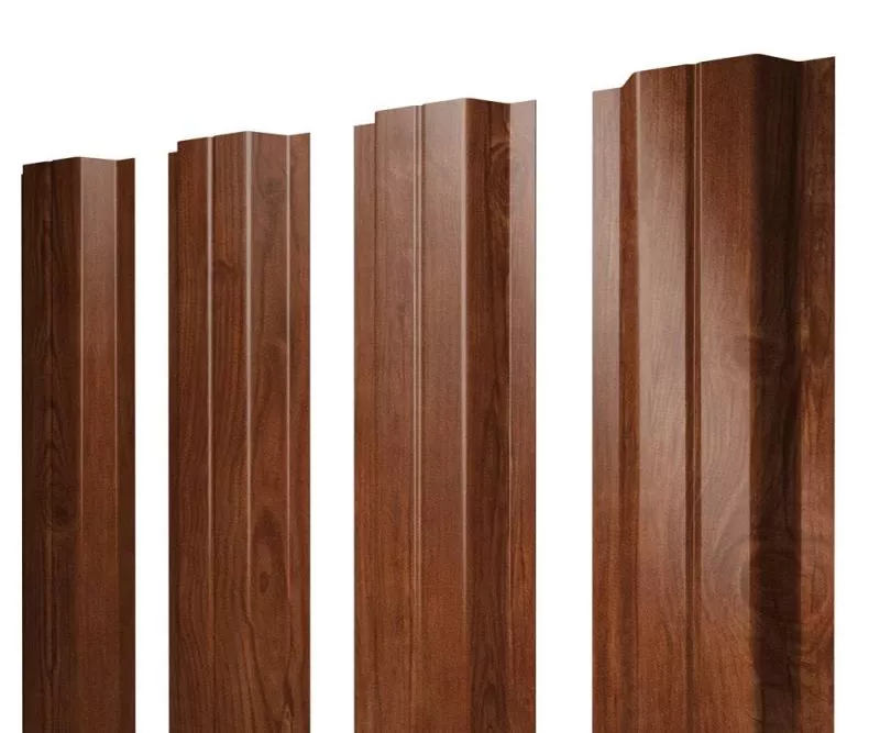 Штакетник П-образный В с прямым резом 0,45 Print Premium Rowan Fresh TwinColor купить в краснодаре