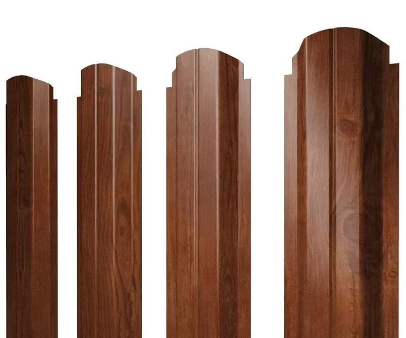 Штакетник Grand Line П-образный А фигурный 0,45 Print Premium РФ Rowan Рябина купить в краснодаре